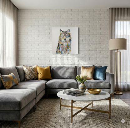 Wolf      contemporary painting art