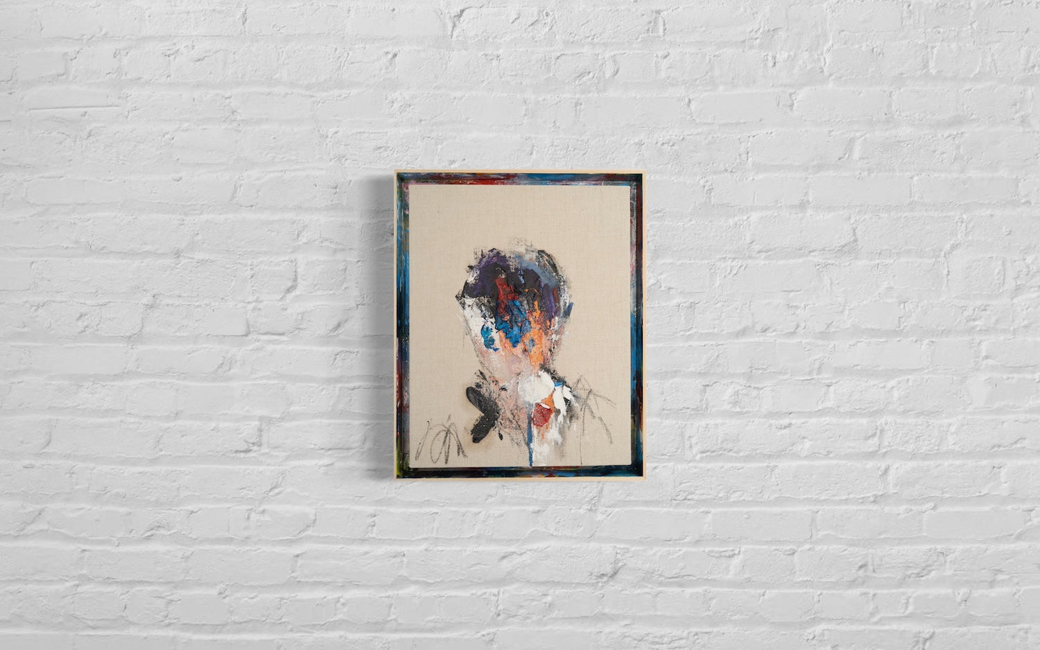 Multi Colors Portrait work contemporary painting