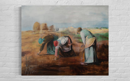 "The Gleaners" after Jean-François Millet painting