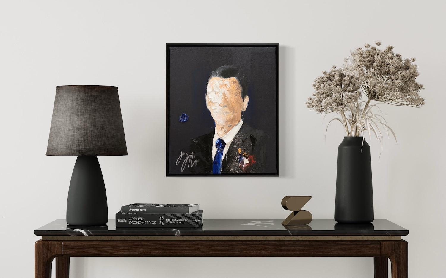 Portrait work UNTITLED (Ronald Wilson Reagan) contemporary painting