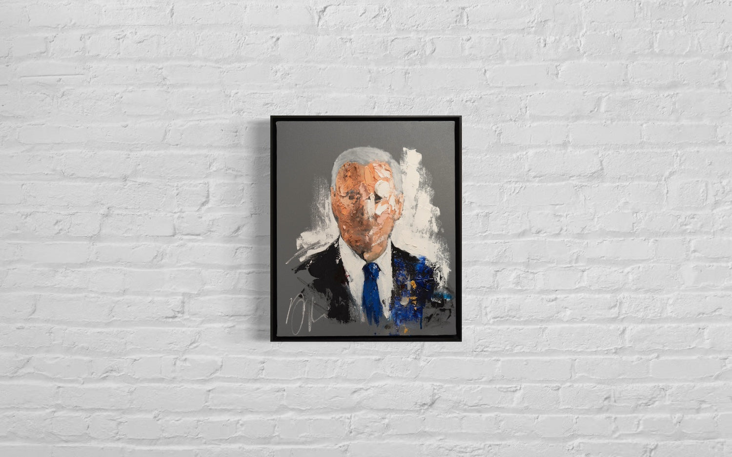 UNTITLED Portrait work (Joe Biden) contemporary painting