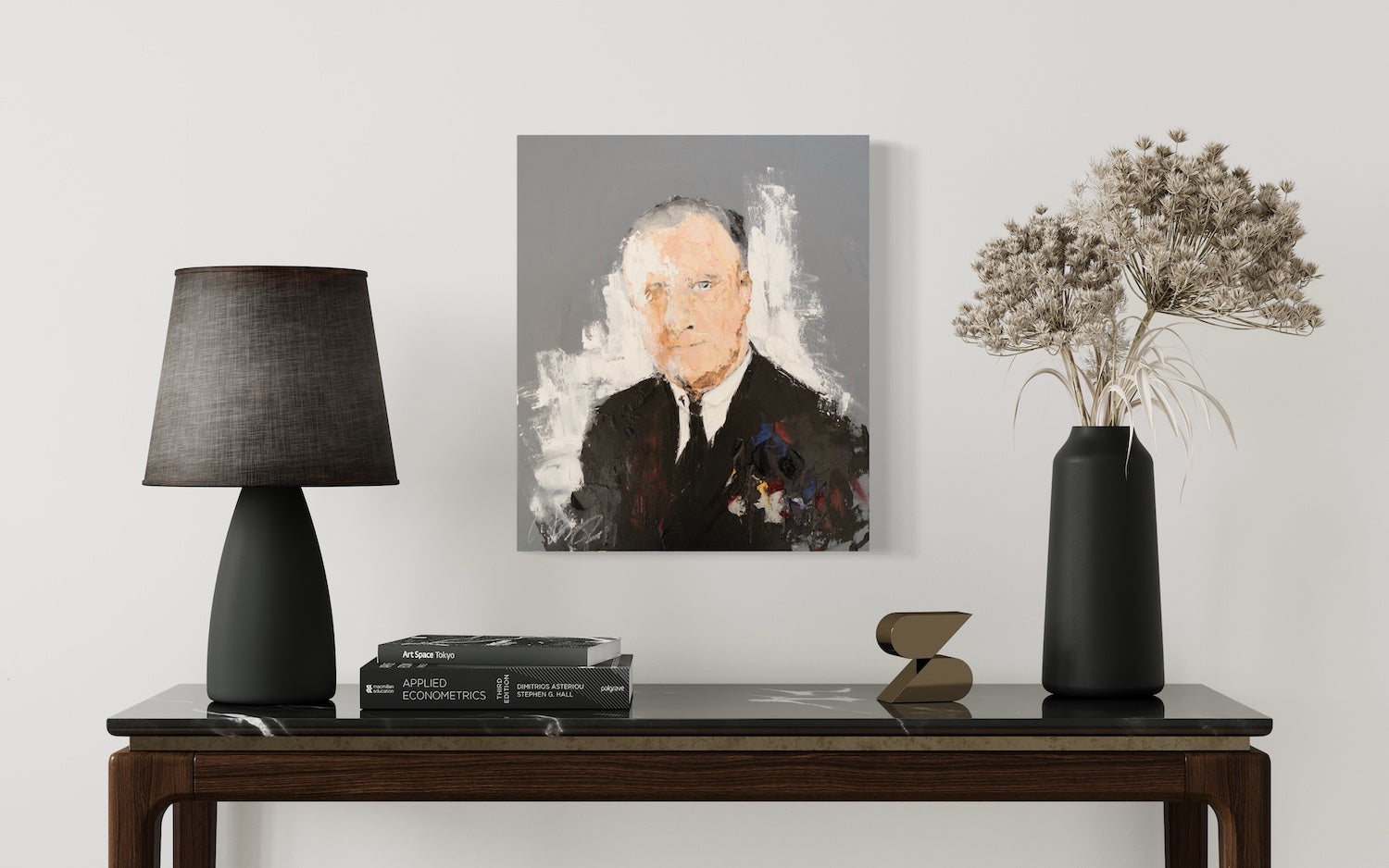 UNTITLED Portrait work (Franklin D. Roosevelt) contemporary painting