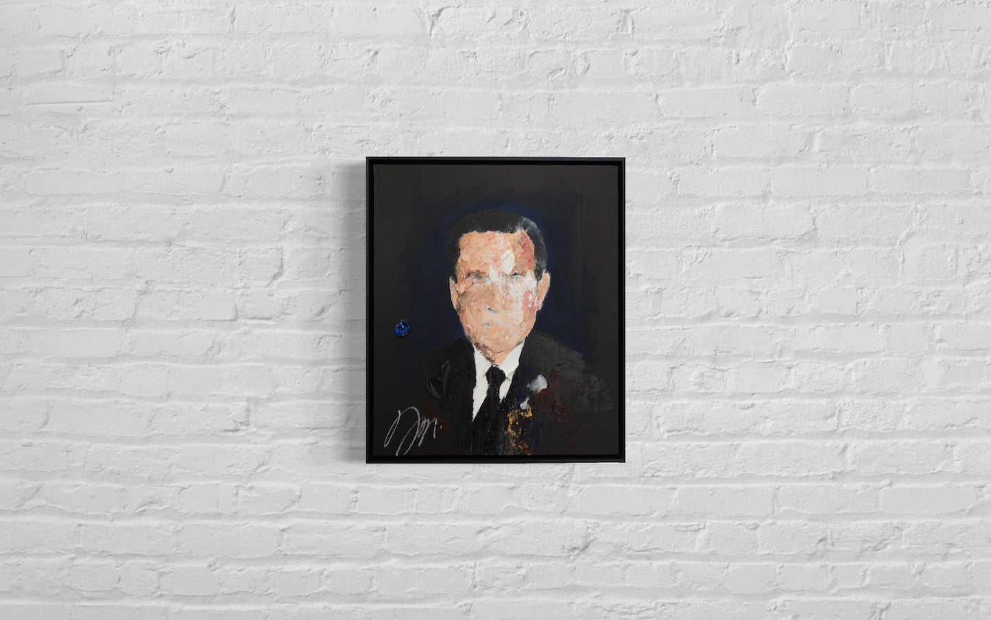 UNTITLED Portrait work (Richard Nixon) contemporary painting