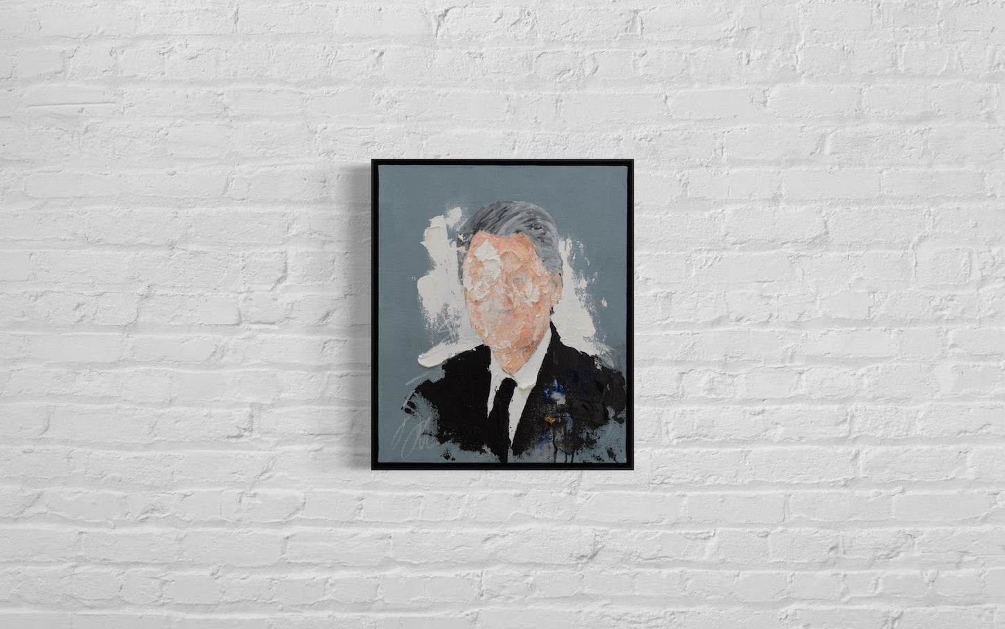 UNTITLED Portrait work (Bill Clinton) contemporary painting