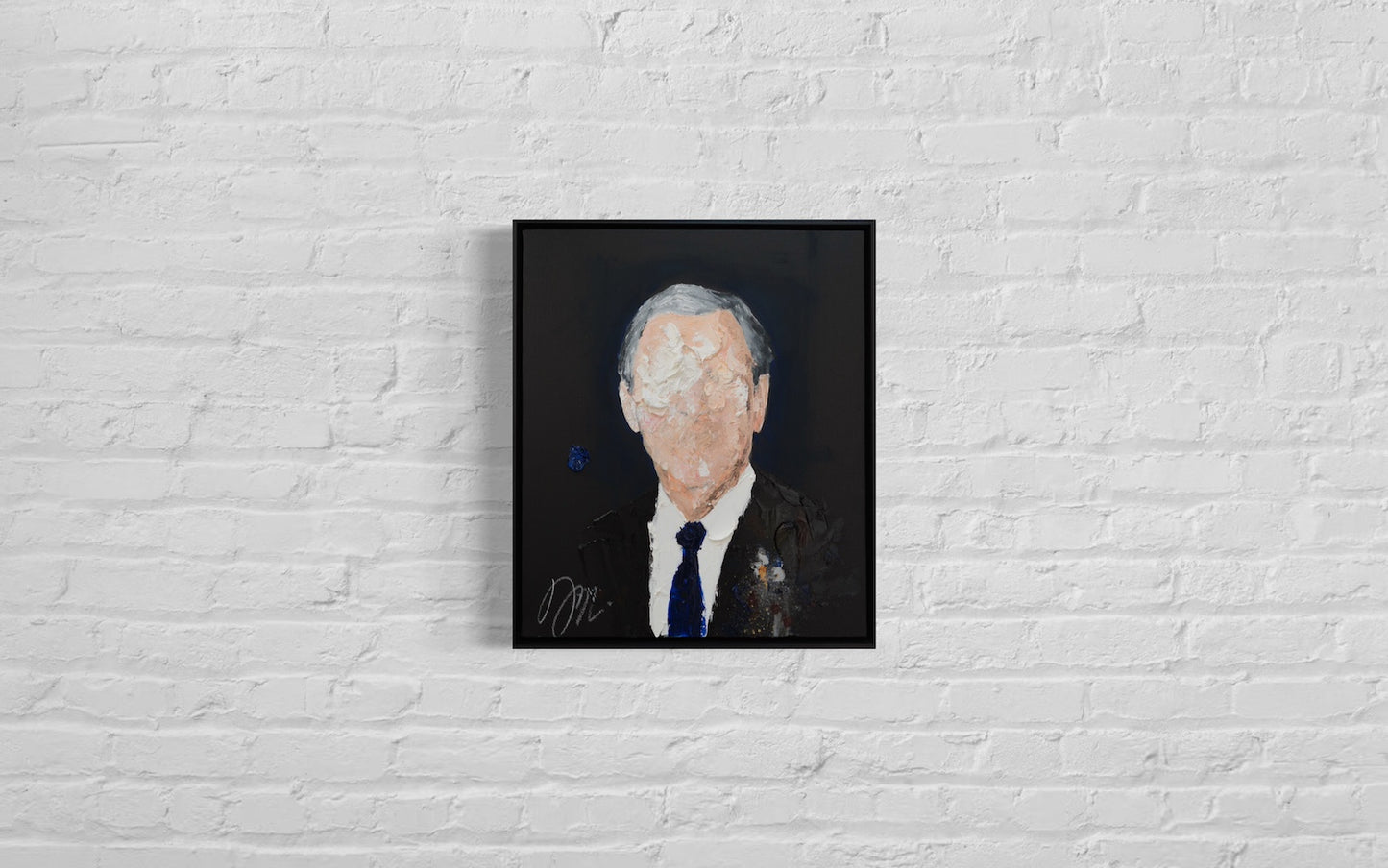 UNTITLED Portrait work (George W Bush) contemporary painting