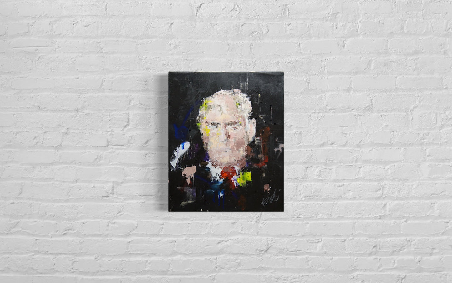 Portrait work UNTITLED (Donald John Trump) contemporary painting