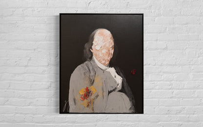 Benjamin Franklin contemporary painting