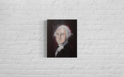 UNTITLED Portrait work (George Washington) contemporary painting