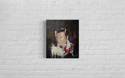 UNTITLED Portrait work (Elvis Aron Presley) contemporary painting