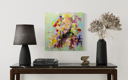 Portrait work UNTITLED (Marilyn Monroe) contemporary painting