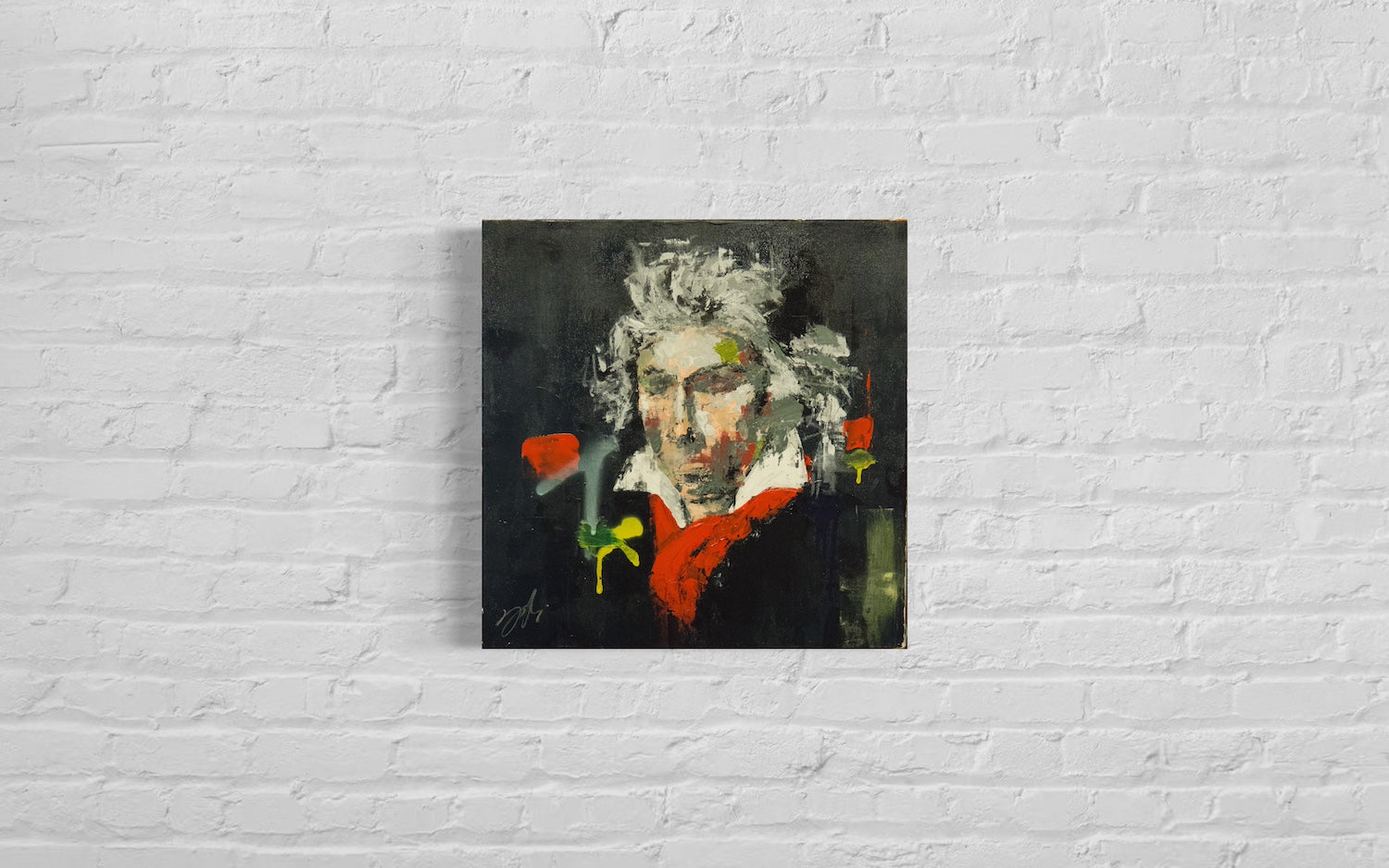 Portrait work UNTITLED (Beethoven) contemporary painting