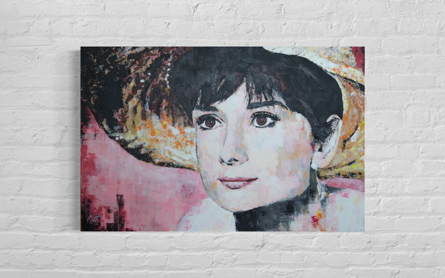 Beauty (audrey-hepburn) contemporary painting