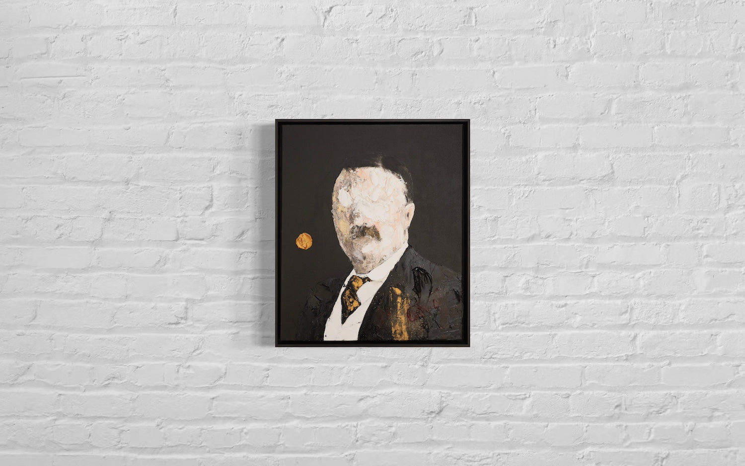 UNTITLED Portrait work (Theodore Roosevelt) contemporary painting