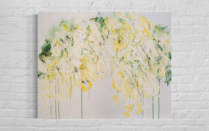Title of artwork "Flowers" contemporary painting