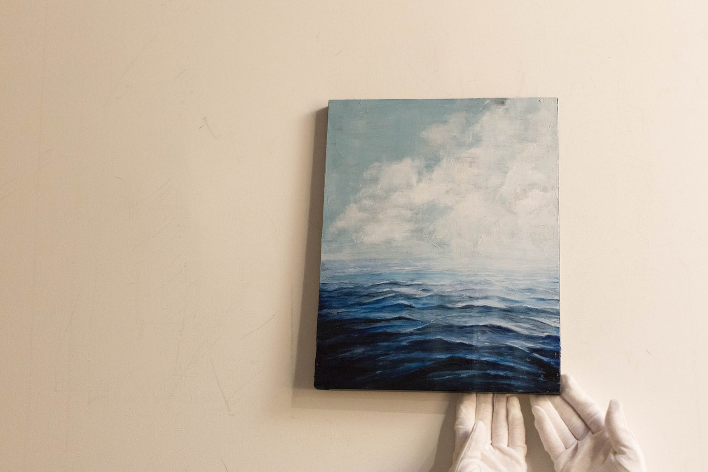 Sea scape painting