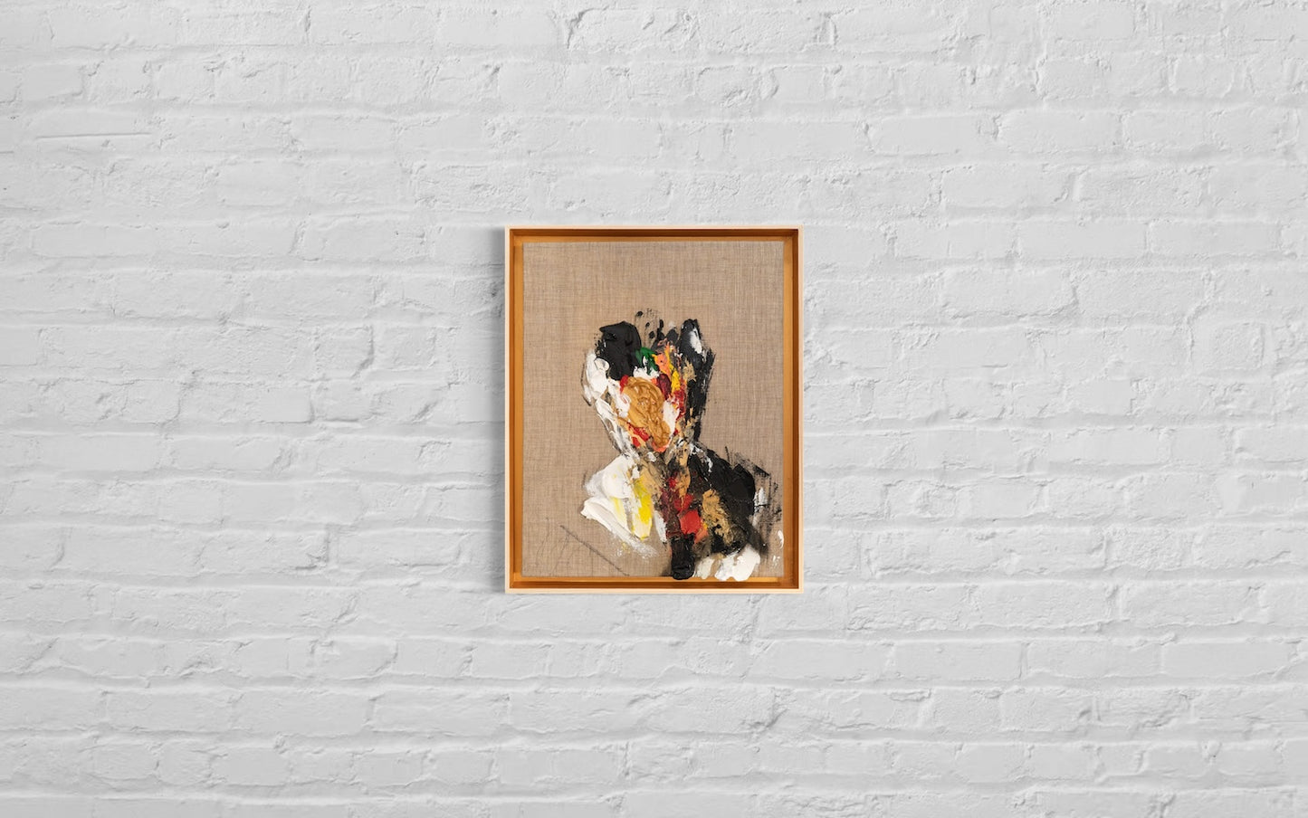 Gold Portrait work contemporary painting