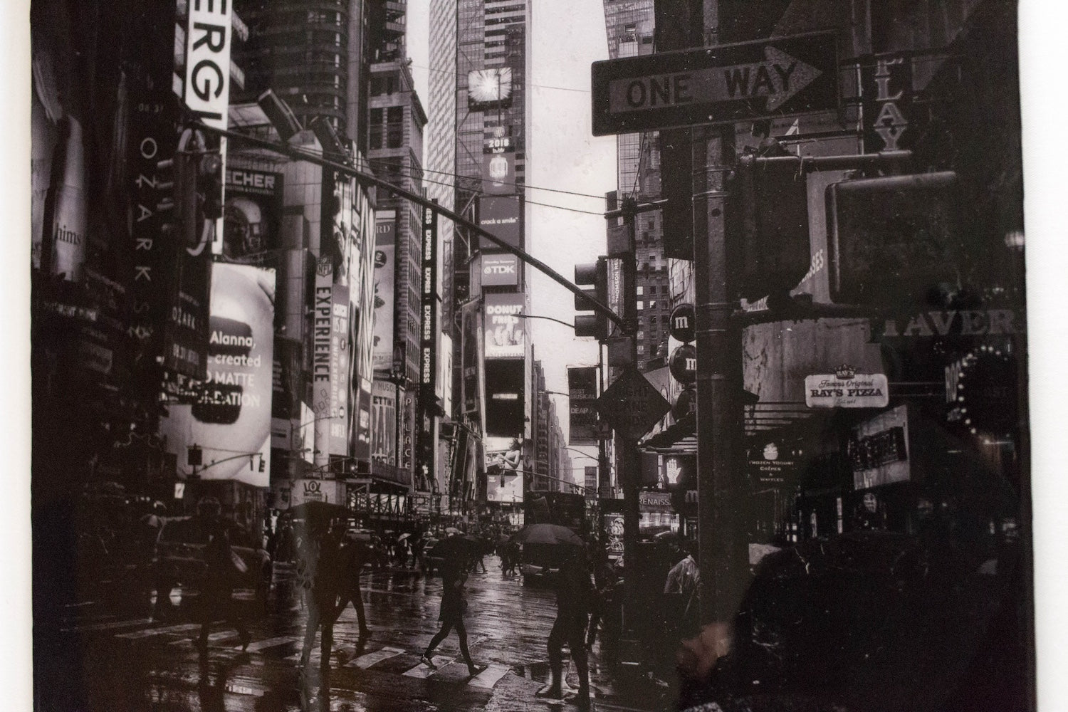 New York, Times square painting