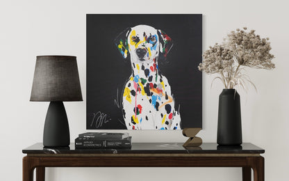 Dalmatian      contemporary painting art