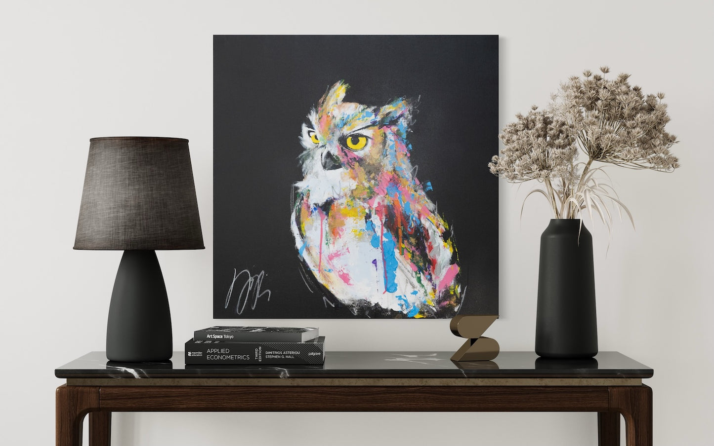 owl contemporary painting art