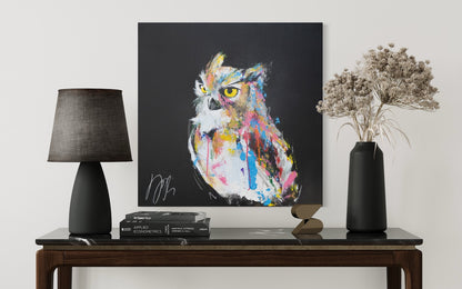 owl contemporary painting art
