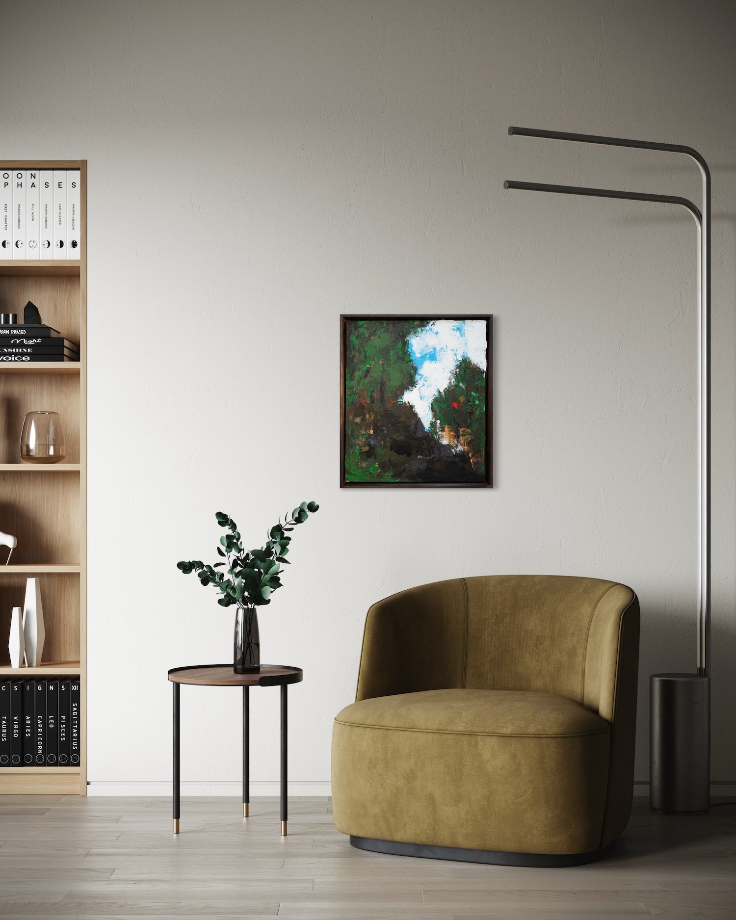 Landscape after Fritz Ebel  contemporary painting art