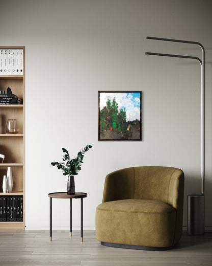 Landscape after Ivan Shishkin  contemporary painting art