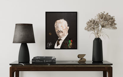 UNTITLED Portrait work (Theodore Roosevelt)  contemporary painting art