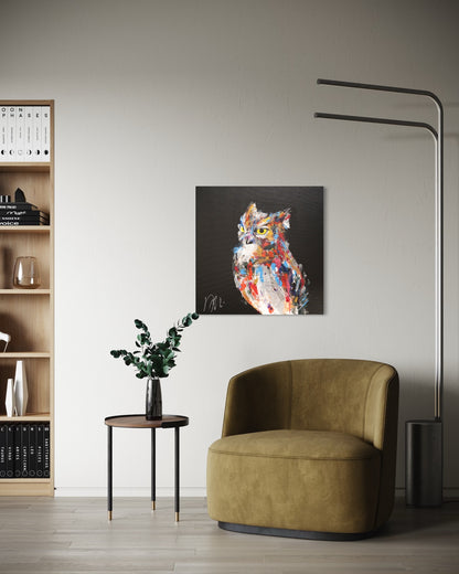 owl  contemporary painting art