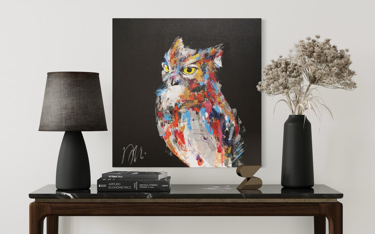owl  contemporary painting art