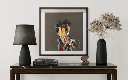 mirror series UNTITLED Portrait (Large size)  contemporary painting art