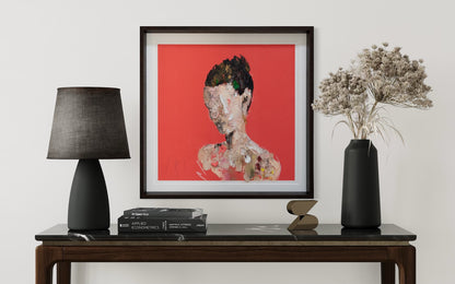 mirror series UNTITLED Portrait (Large size)  contemporary painting art