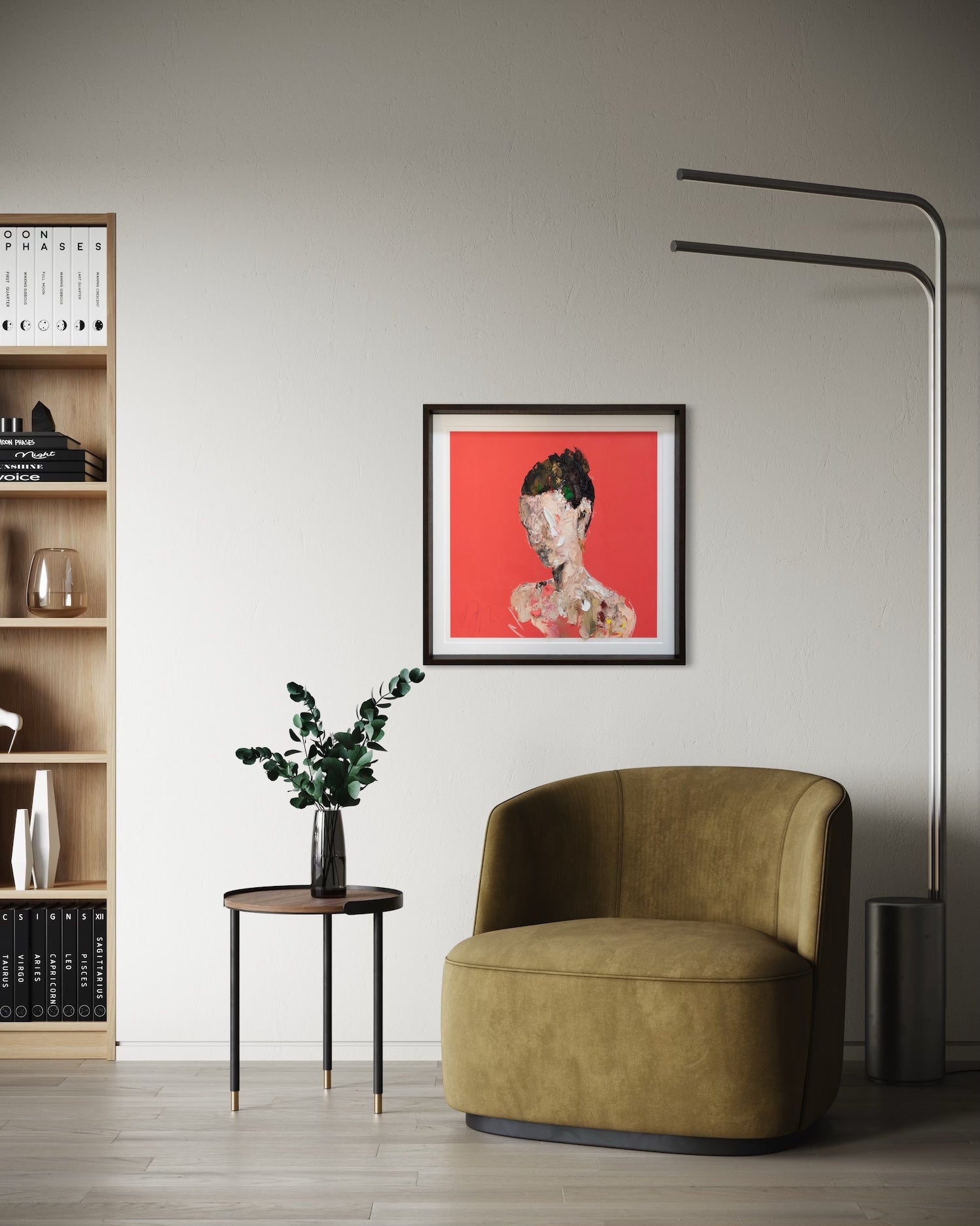 mirror series UNTITLED Portrait (Large size)  contemporary painting art