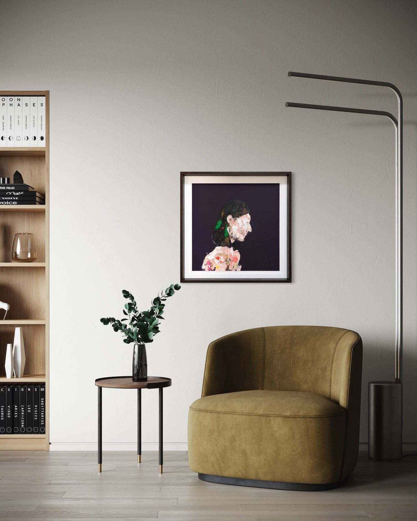 mirror series UNTITLED Portrait (Large size)  contemporary painting art