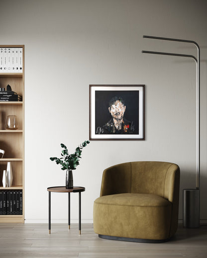 mirror series UNTITLED Portrait (Large size)  contemporary painting art