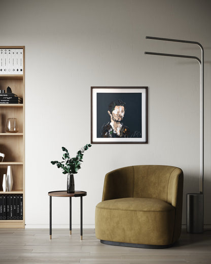 mirror series UNTITLED Portrait (Large size)  contemporary painting art