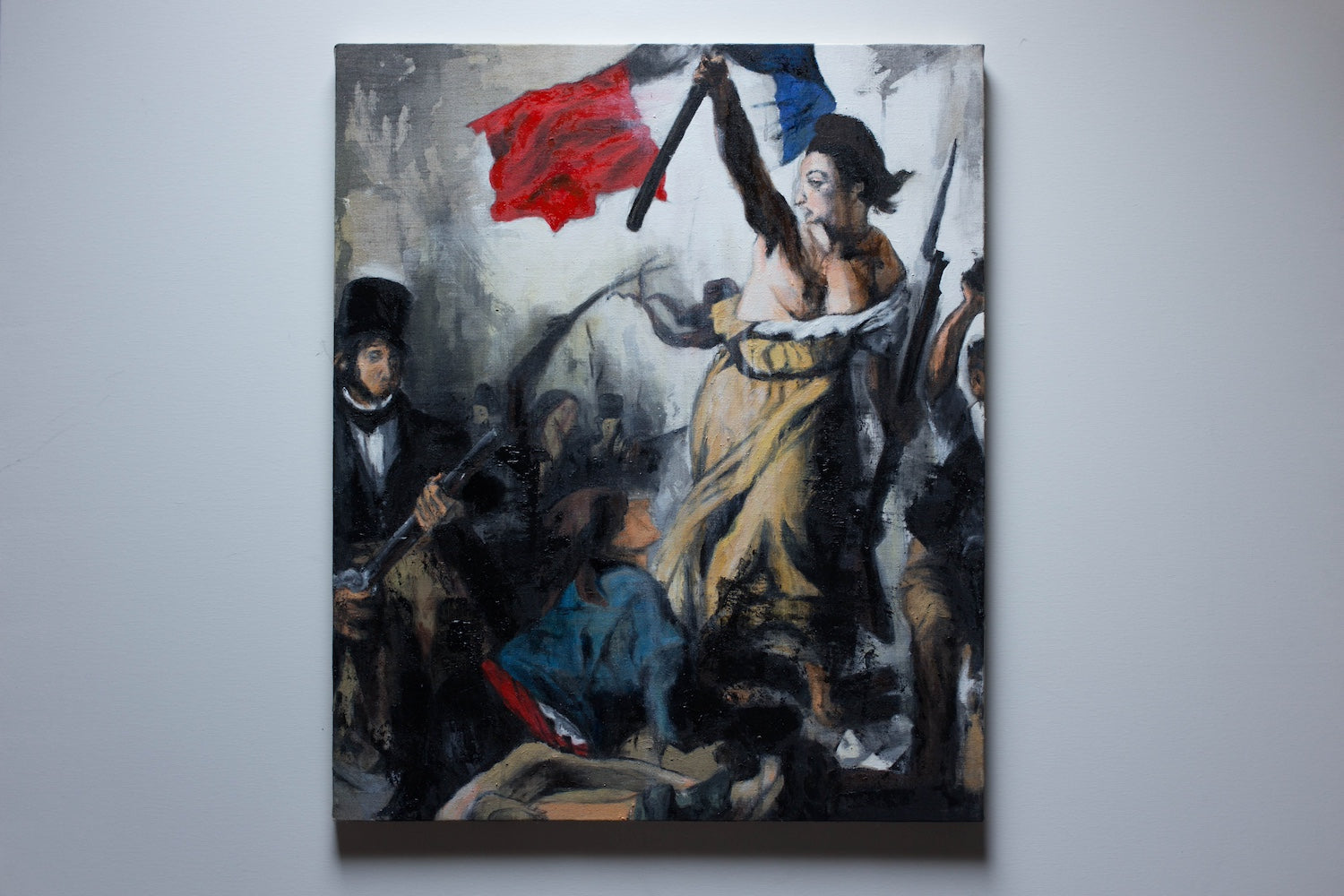 Liberty Leading the People contemporary painting