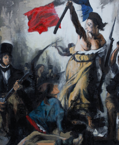 Liberty Leading the People contemporary painting