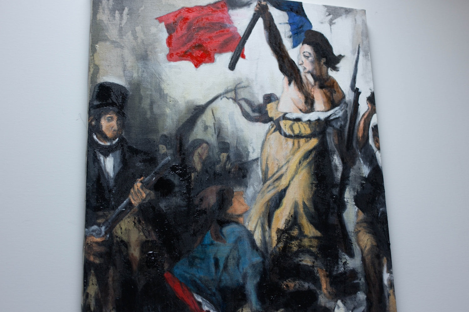 Liberty Leading the People contemporary painting