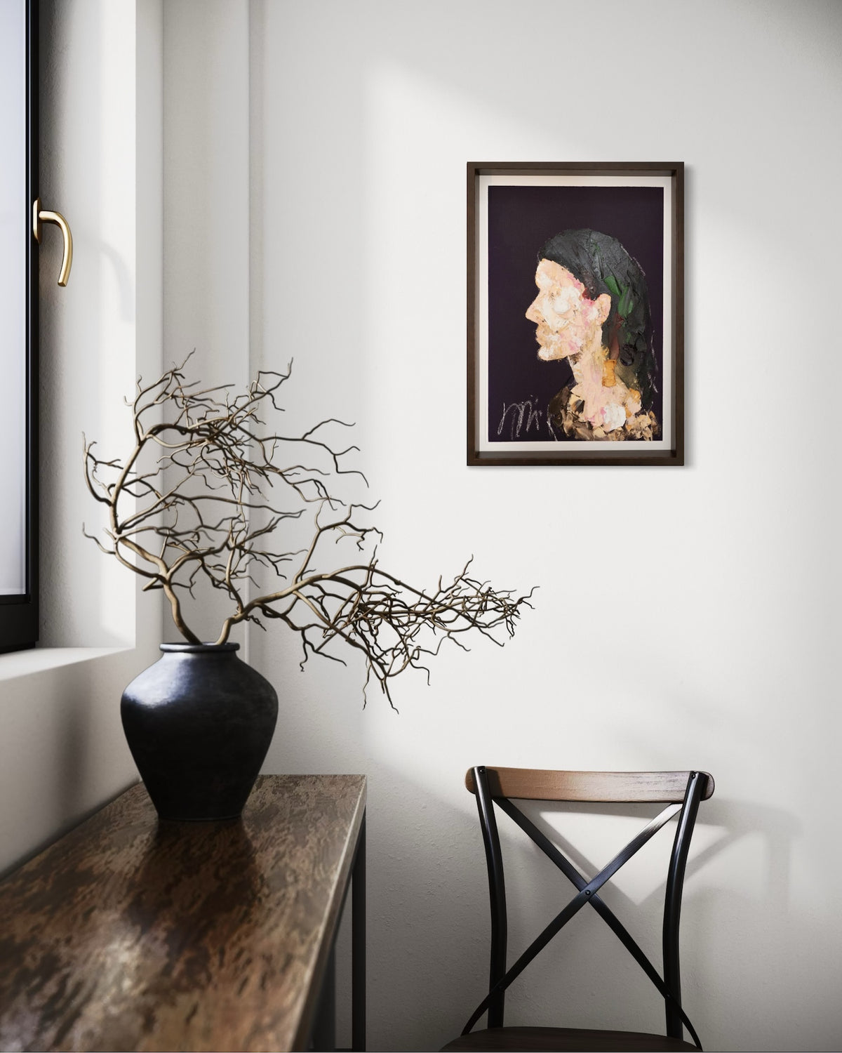 mirror series UNTITLED Portrait (Large size) contemporary painting art
