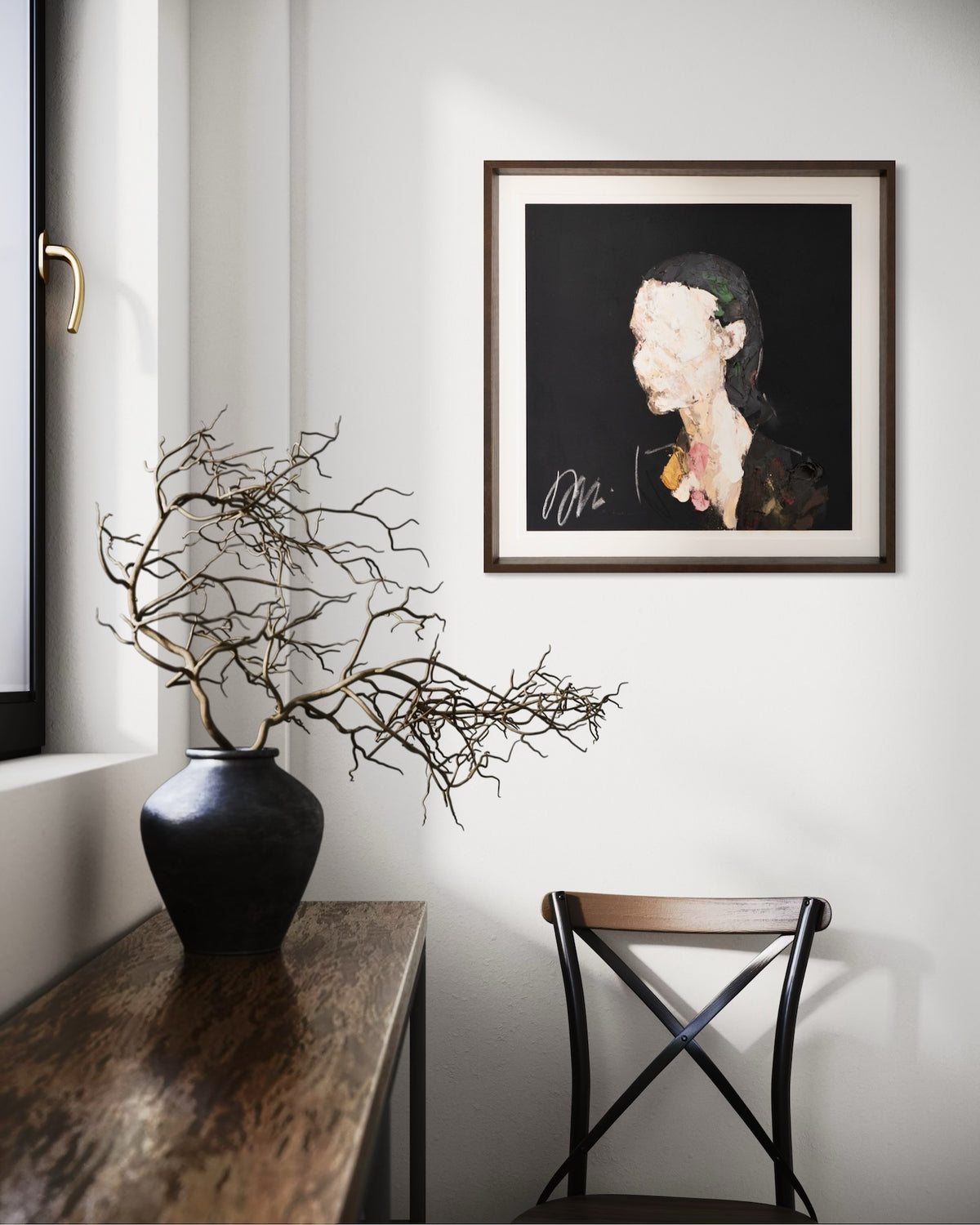 mirror series UNTITLED Portrait (Large size)  contemporary painting art
