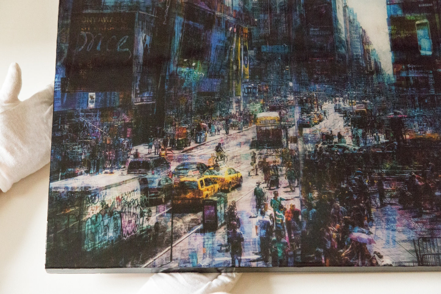 New York, Times square painting