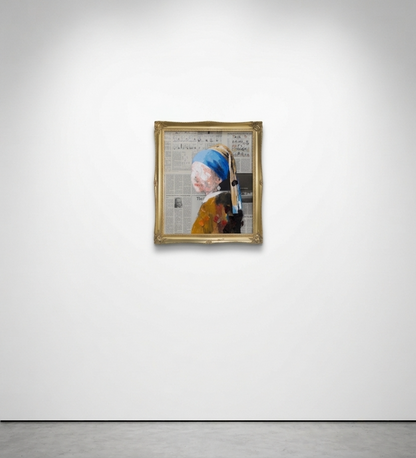 UNTITLED Portrait work (Girl with a Pearl Earring) contemporary painting art