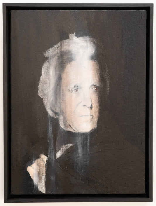 Portrait work UNTITLED (Andrew Jackson) contemporary painting