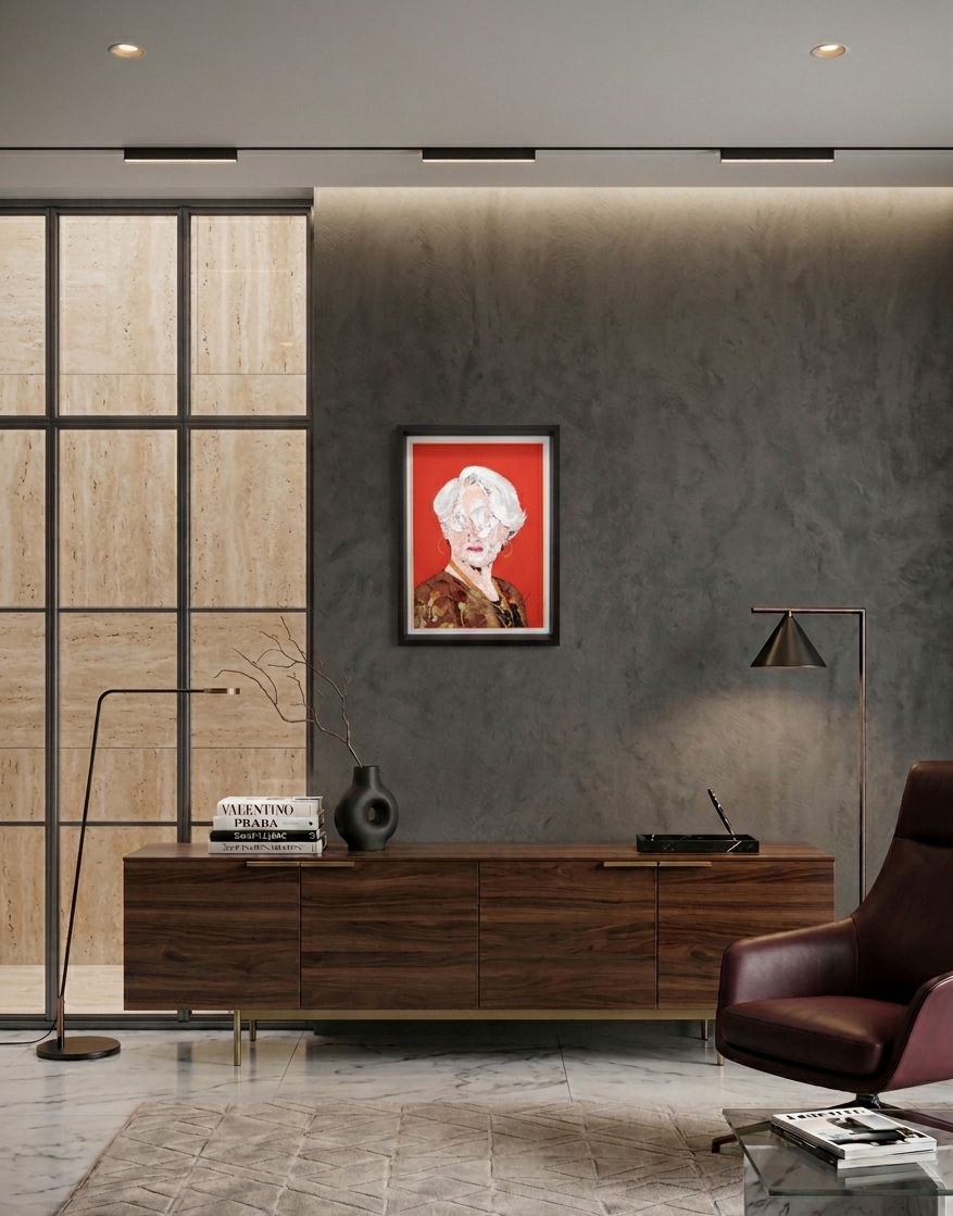mirror series UNTITLED Portrait (Large size) contemporary painting art