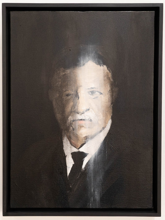 UNTITLED Portrait work (Theodore Roosevelt) contemporary painting