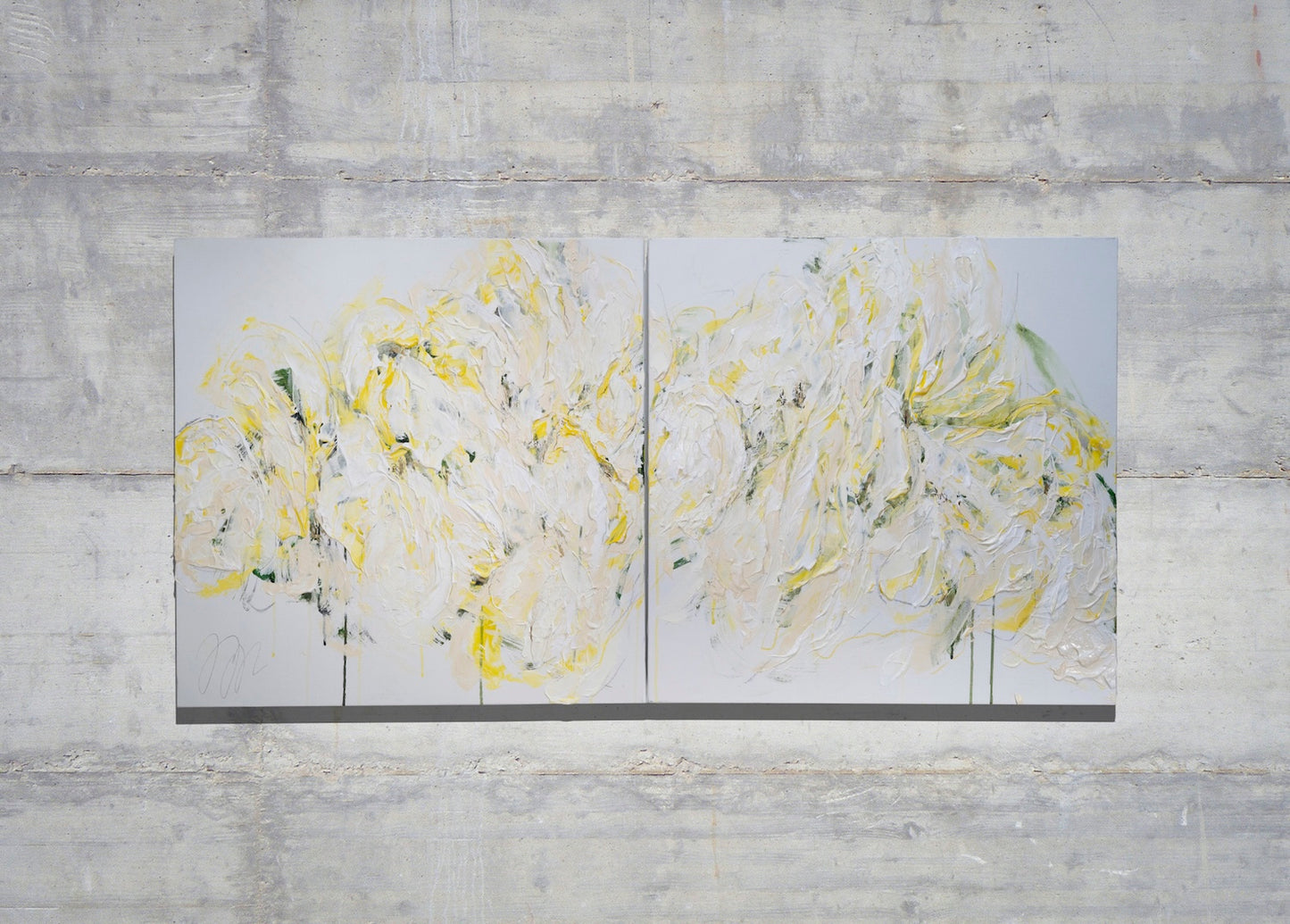 Flowers contemporary painting art