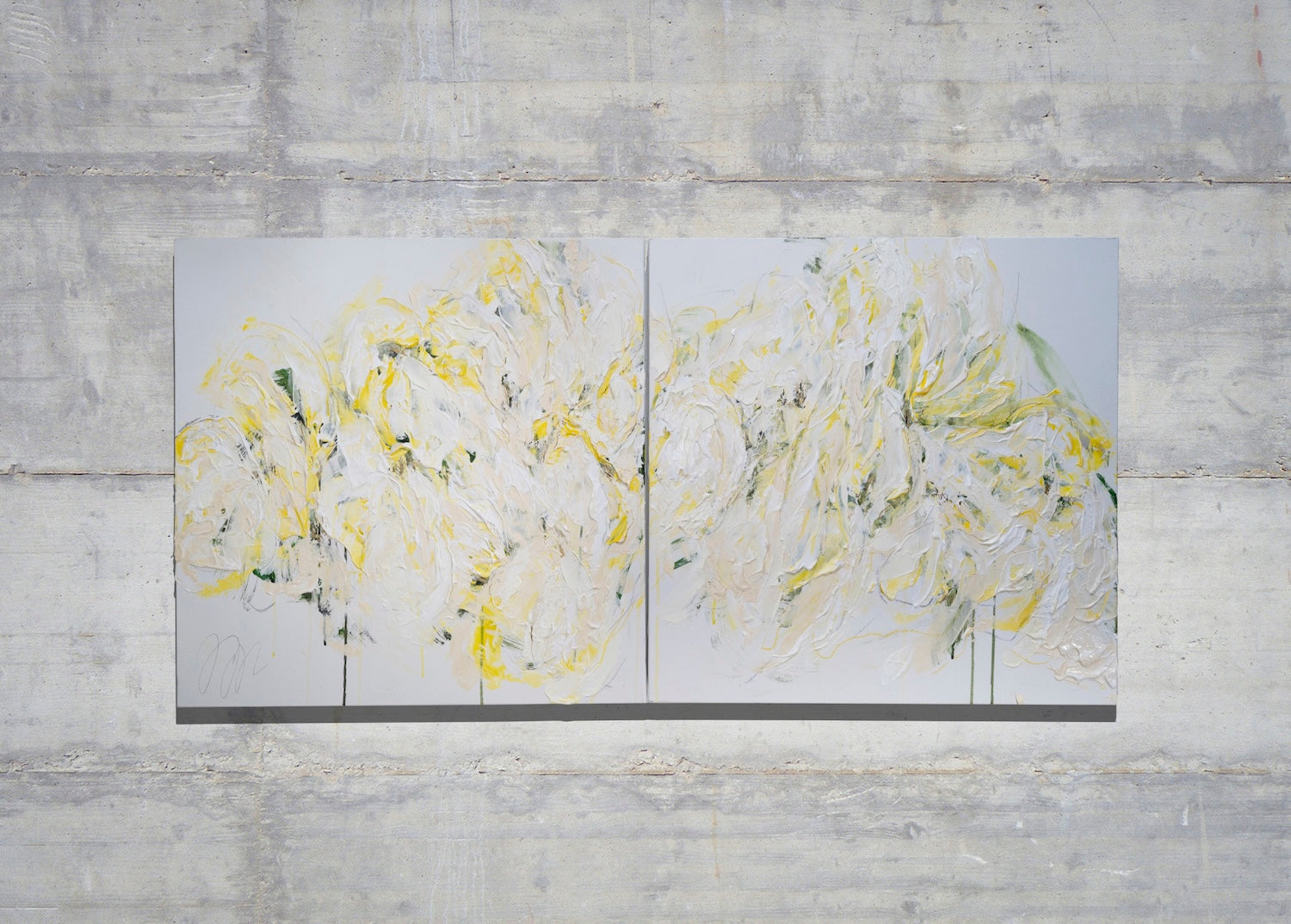 Flowers contemporary painting art