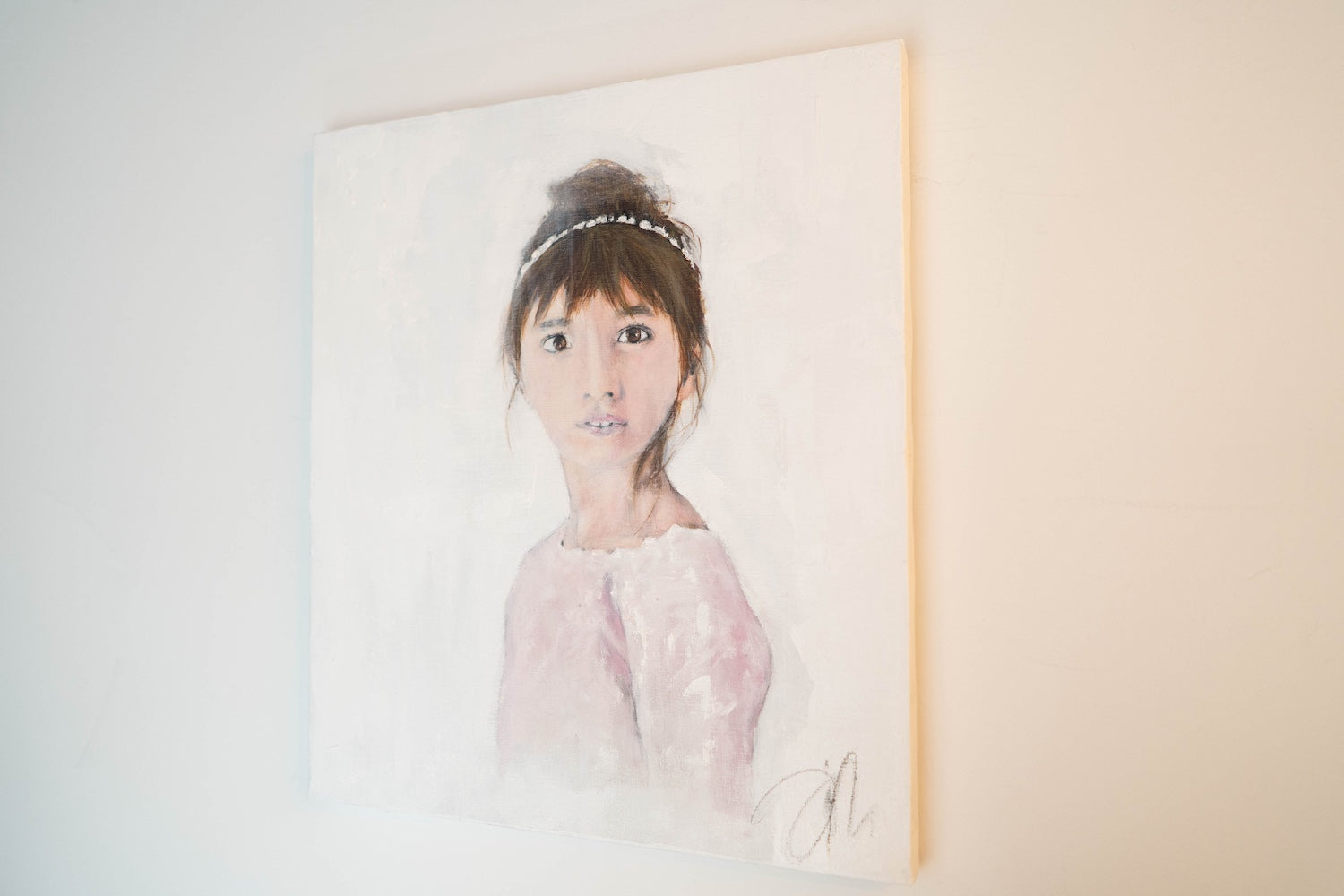 a girl contemporary painting art