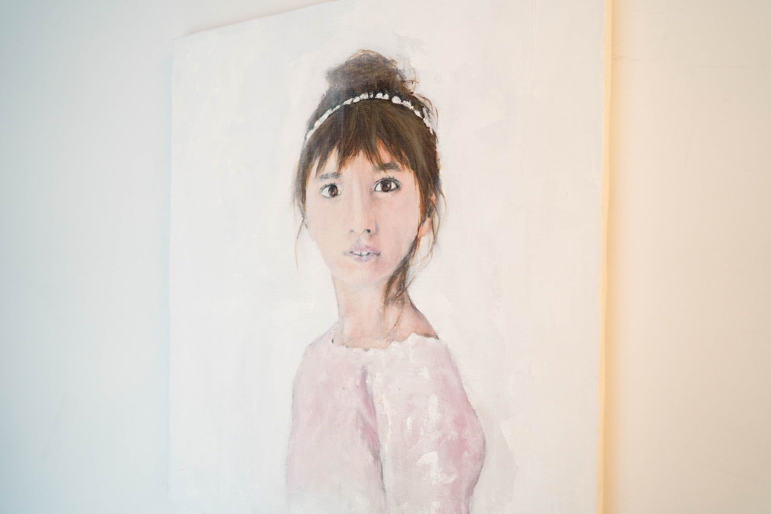 a girl contemporary painting art