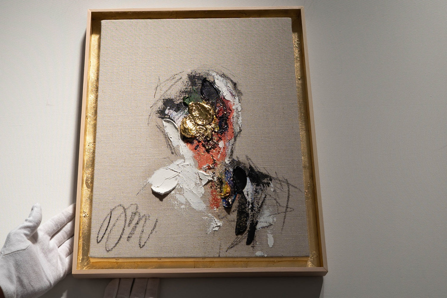 Antique Gold Portrait work